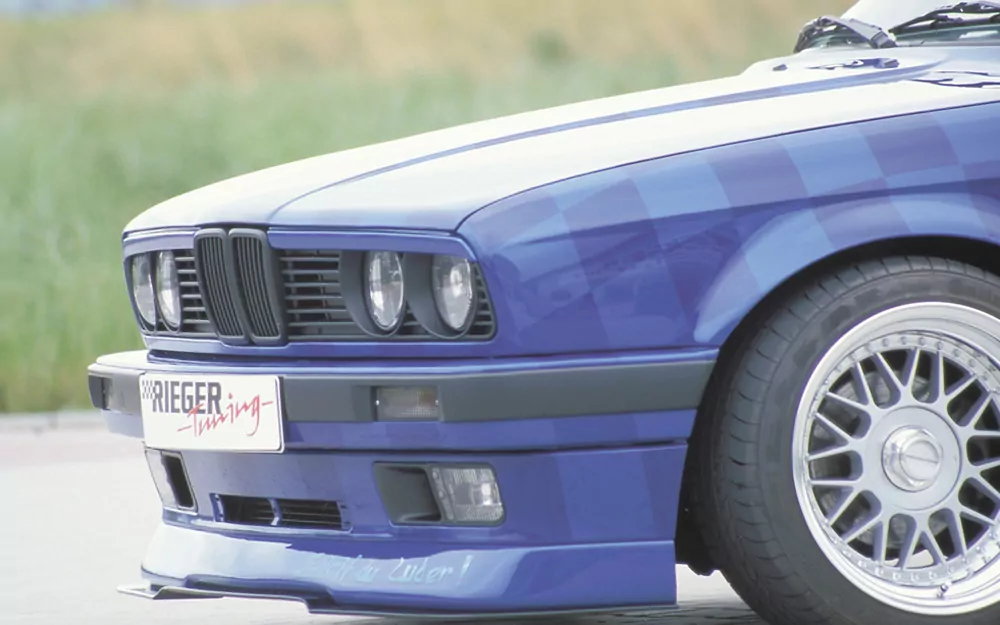 Rieger Spoilerschwert für BMW 3er E30 - Coupé  für Spoilerlippe 38011 carbon optik