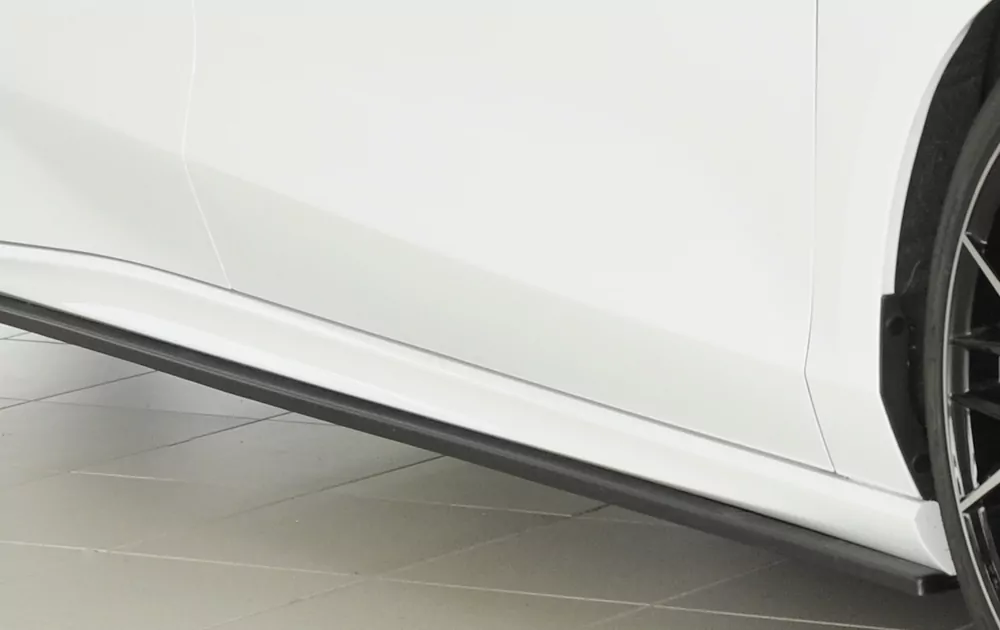 Rieger Seitenschweller rechts ansatz matt schwarz für Ford Focus 4 ST (DEH) 5-tür. (Schrägheck) 04.22- (ab Facelift)