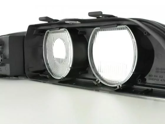 Frontblinker Blinker Set BMW 5er Typ E39 Bj. 95-00 schwarz