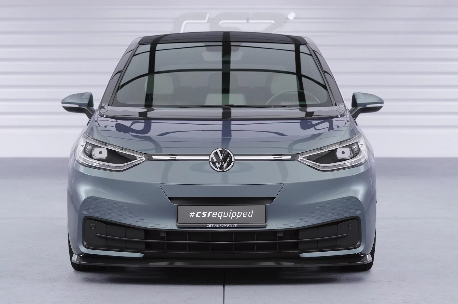 Cup-Spoilerlippe mit ABE für VW ID3 CSL528 Schwarz Strukturiert