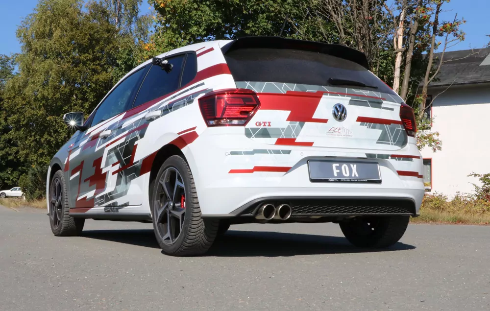 VW Polo AW1 GTI  Endschalldämpfer - 2x90 Typ 16