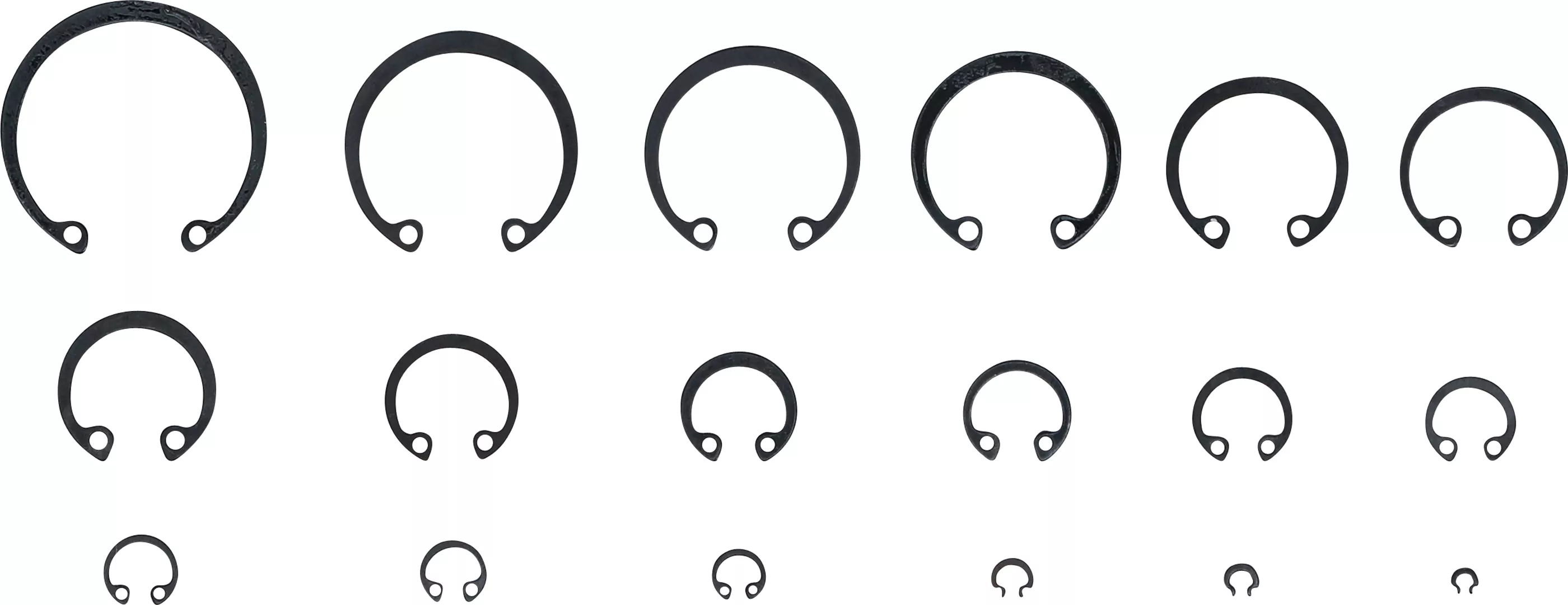 Innen-Seegerring-Sortiment (Sprengringe) | Ø 3 - 32 mm | 300-tlg.