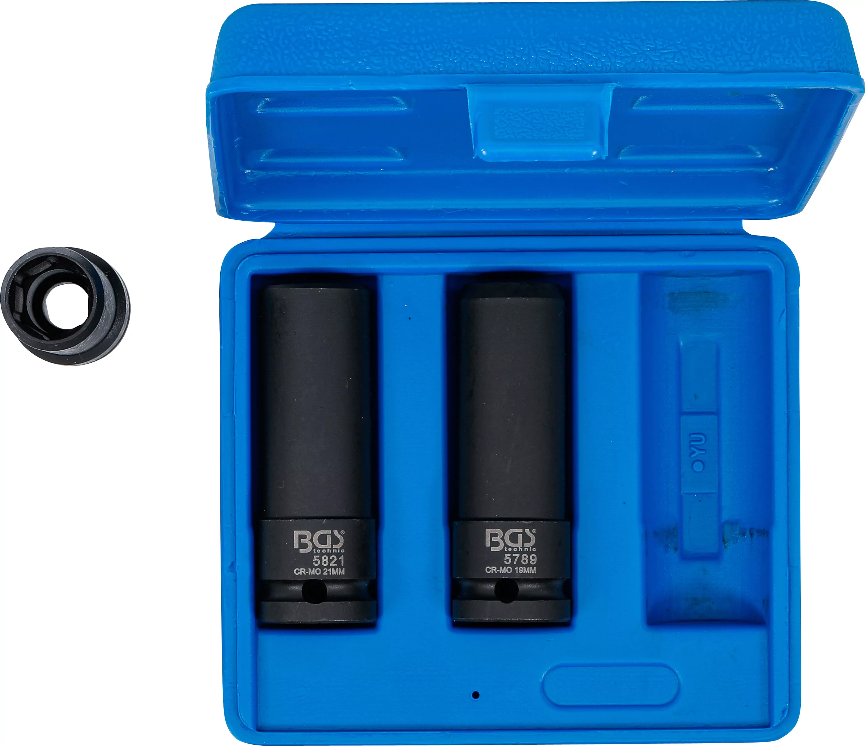 Kraft-Spezial-Steckschlüssel-Einsatz-Satz | Antrieb Innenvierkant 12,5 mm (1/2") | SW 17 / 19 / 21 mm | 3-tlg.