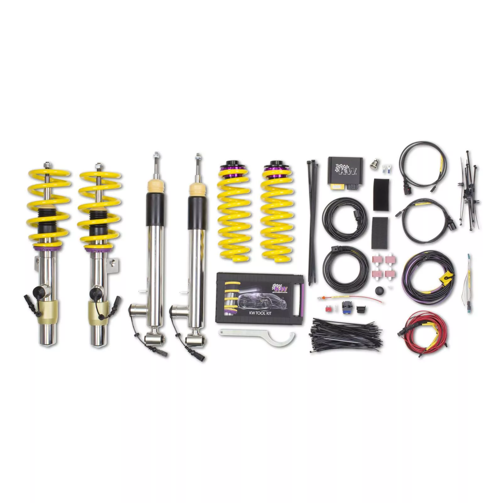 KW DDC - ECU Gewindefahrwerk inox BMW 1 Coupe (E82) 182, 1C, M-V 10/2006-10/2013