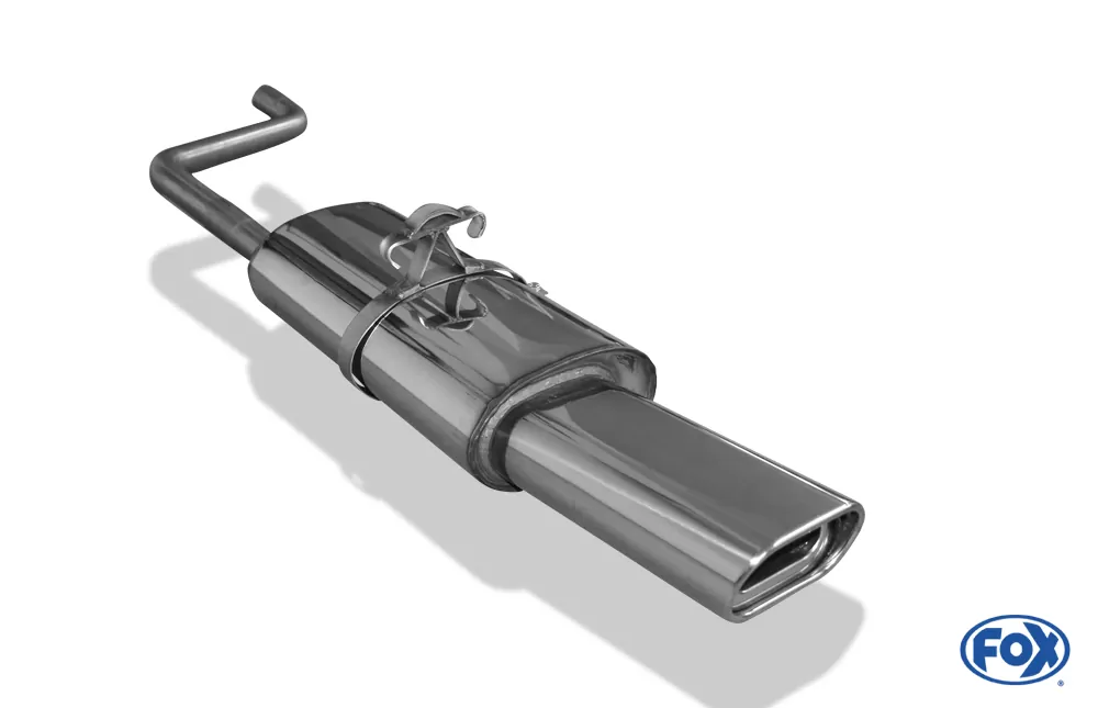 VW Polo 86C  Endschalldämpfer - 135x80 Typ 53