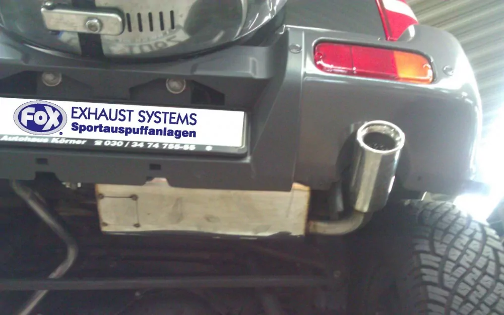 Suzuki Jimny - 1,3l 59kW  Endschalldämpfer - 1x80 Typ 13