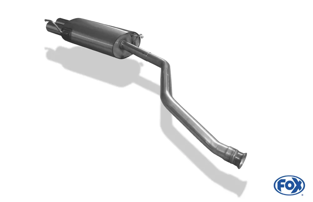 Audi 80 Typ B4 Limousine & Avant  Endschalldämpfer zweiflutig - 2x76 Typ 13