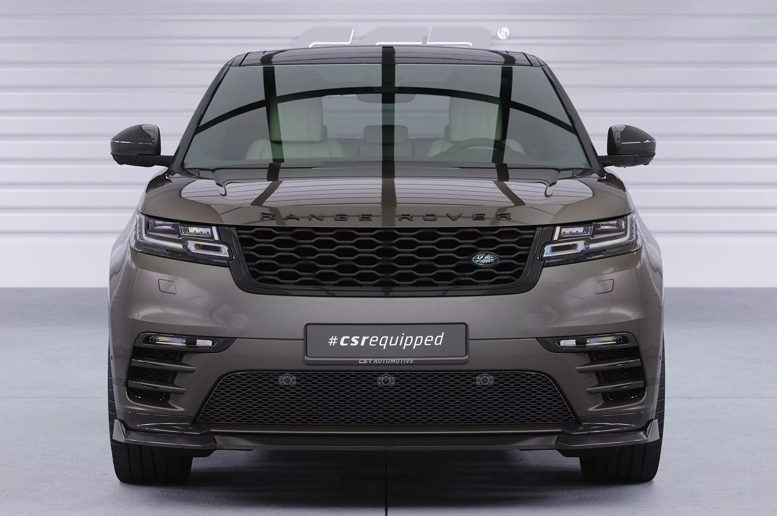 Cup-Spoilerlippe mit ABE für Land Rover Range Rover Velar (L560) CSL760 Schwarz Strukturiert