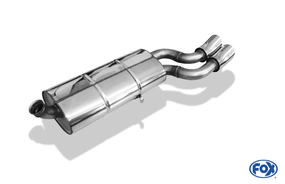 Audi 80/90 Typ 81  Endschalldämpfer auf Serie - 2x76 Typ 18