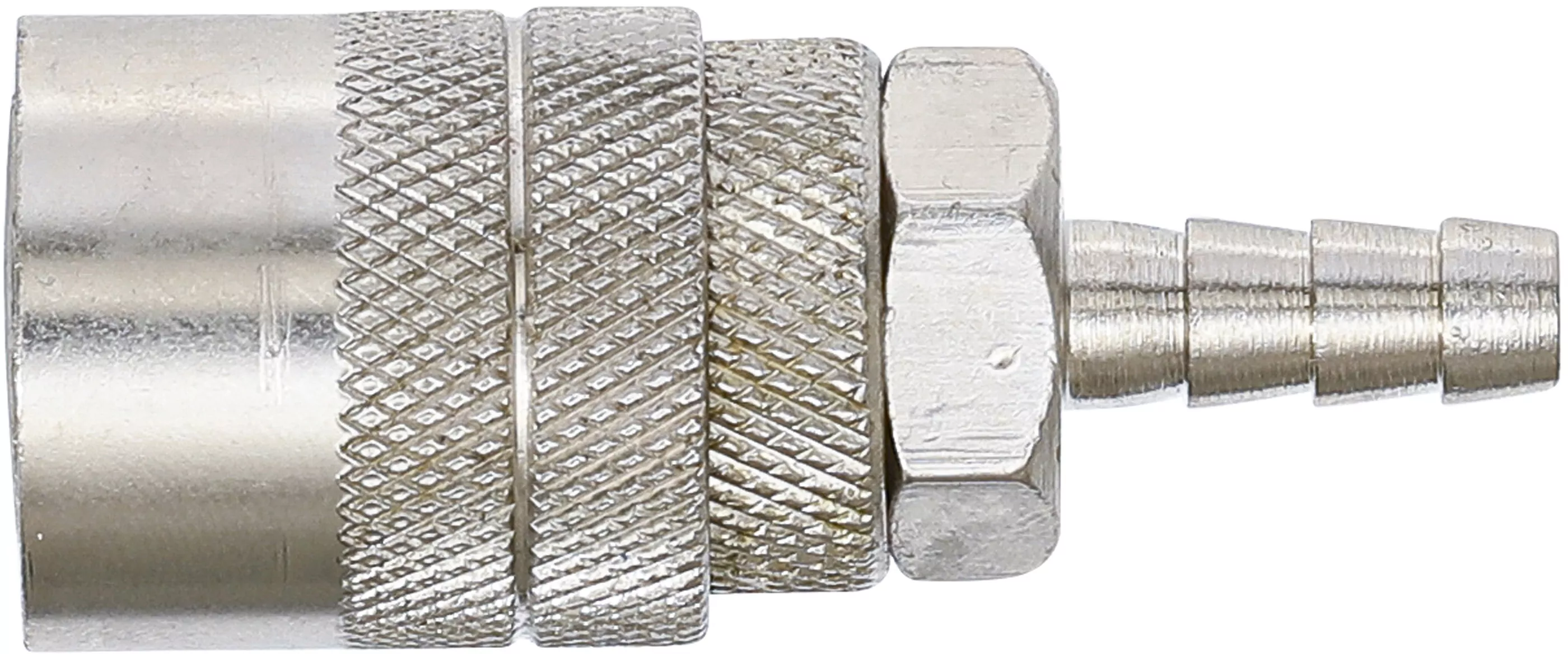 Druckluft-Schnellkupplung mit 6 mm Schlauchanschluss | für USA / Frankreich