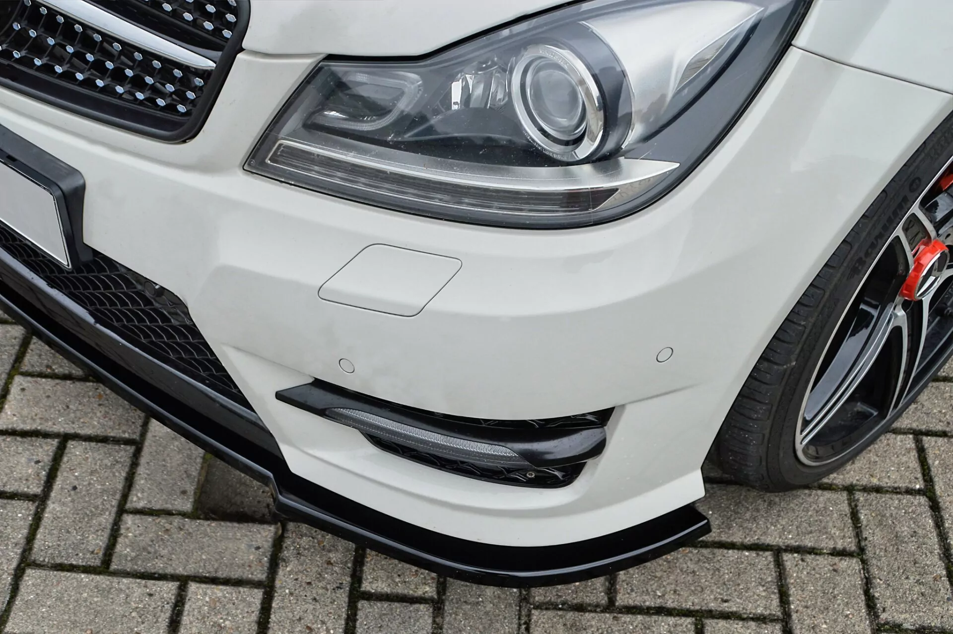 Cup Frontspoilerlippe aus ABS für Mercedes C-Klasse W204/S204/C204
