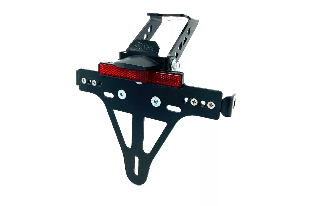 alpha Technik Kennzeichenhalter für Yamaha YZF-R1, Typ RN12 / RN19, Modelljahr 2004 - 2008