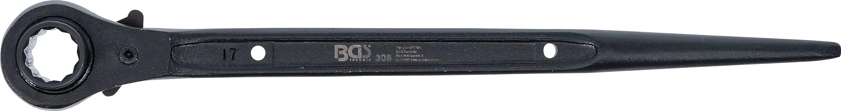 Gerüstbauer-Knarre | SW 17 x 19 mm