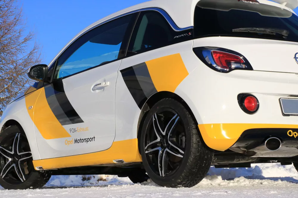 Opel Adam S  Endschalldämpfer quer Ausgang links - 140x90 Typ 44 links
