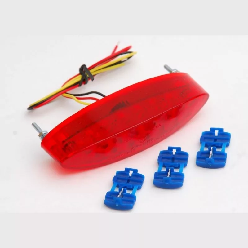 R&G Racing Kennzeichenhalter LED Rücklicht rot