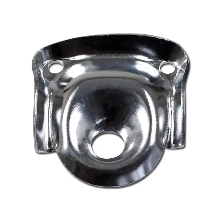 Scheinwerfer 7","hd-style", Klarglas, Chrom, H4, Prismenreflektor, Befest. Unten M12, E-geprüft