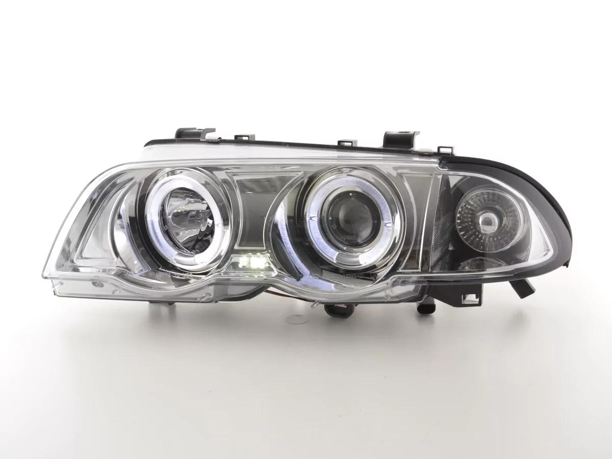 Scheinwerfer Set BMW 3er Limo Typ E46  98-01 chrom