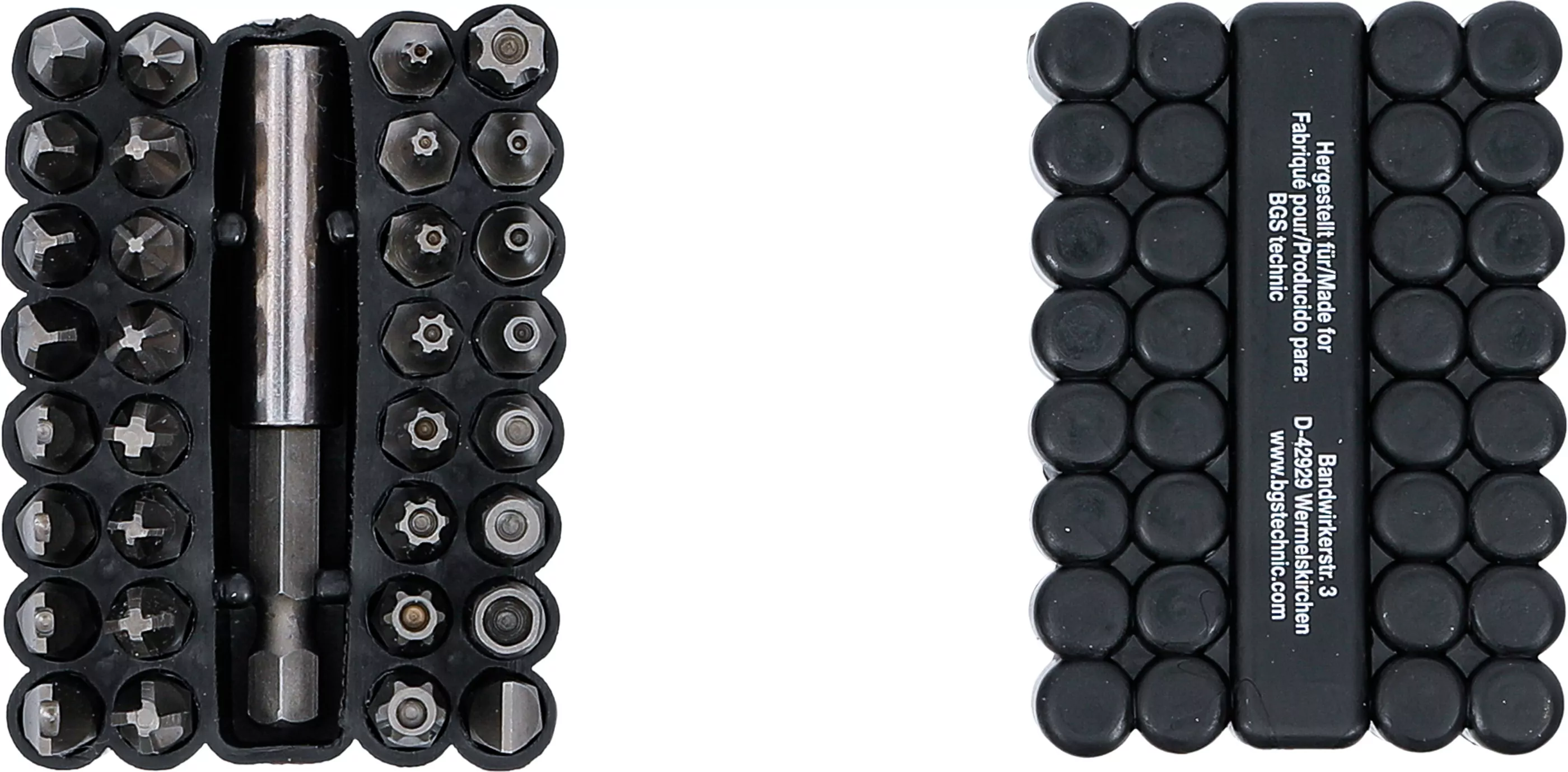 Bit-Satz | kurz | Antrieb Außensechskant 6,3 mm (1/4") | verschiedene Profile | 33-tlg.