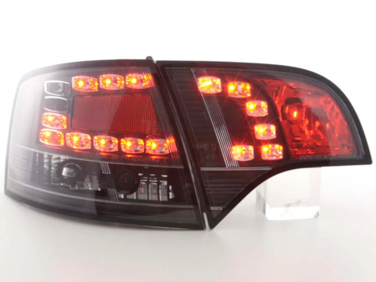 LED Rückleuchten Set Audi A4 Avant Typ 8E Bj. 04-08 schwarz