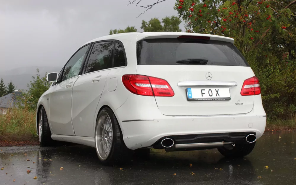 Mercedes B-Klasse - 246 - 4-matic  Endschalldämpfer quer Ausgang rechts/links - 140x90 Typ 32 rechts/links
