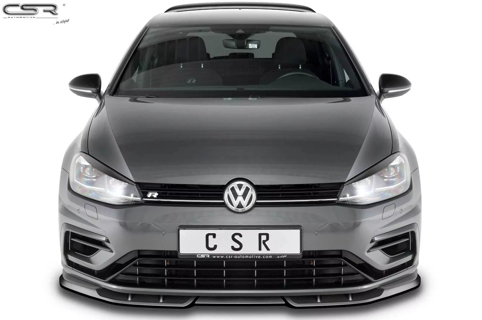 Scheinwerferblenden Glossy für VW Golf 7 Facelift Glossy (schwarz hochglanz)