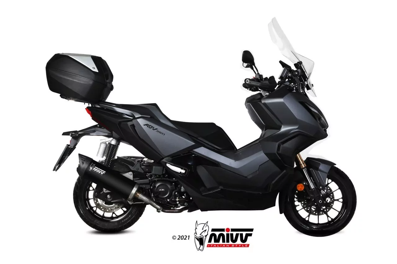 MIVV Endschalldämpfer MOVER Edelstahl Schwarz HONDA ADV 350 22-