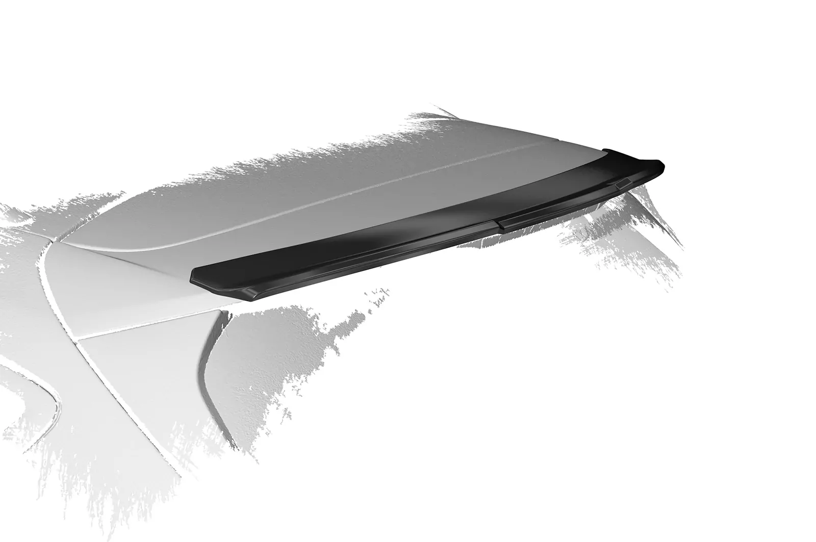 Heckflügel mit ABE für Ford Focus MK4 Turnier HF877 Schwarz Strukturiert