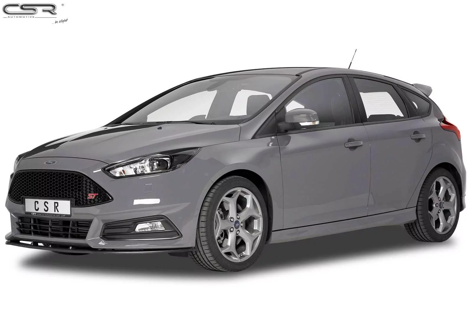 Scheinwerferblenden Glossy für Ford Focus MK3 Facelift Glossy (schwarz hochglanz)