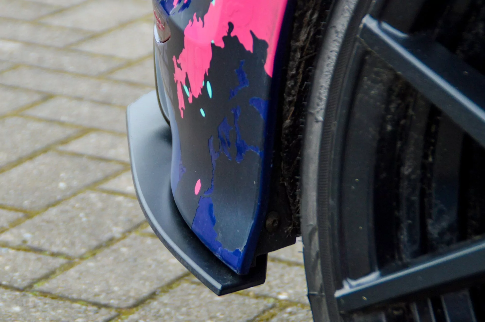 Racing Heckansatz Diffusor mit Seitenteilen für VW Golf 7 R Vorfacelift