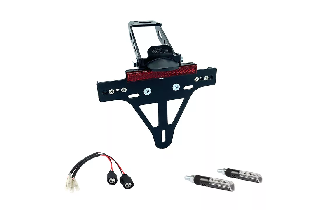 Kennzeichenhalter-Blinker-Kit IDEA für Kawasaki ZX-4RR Typ ZX400P Modelljahr 2024-