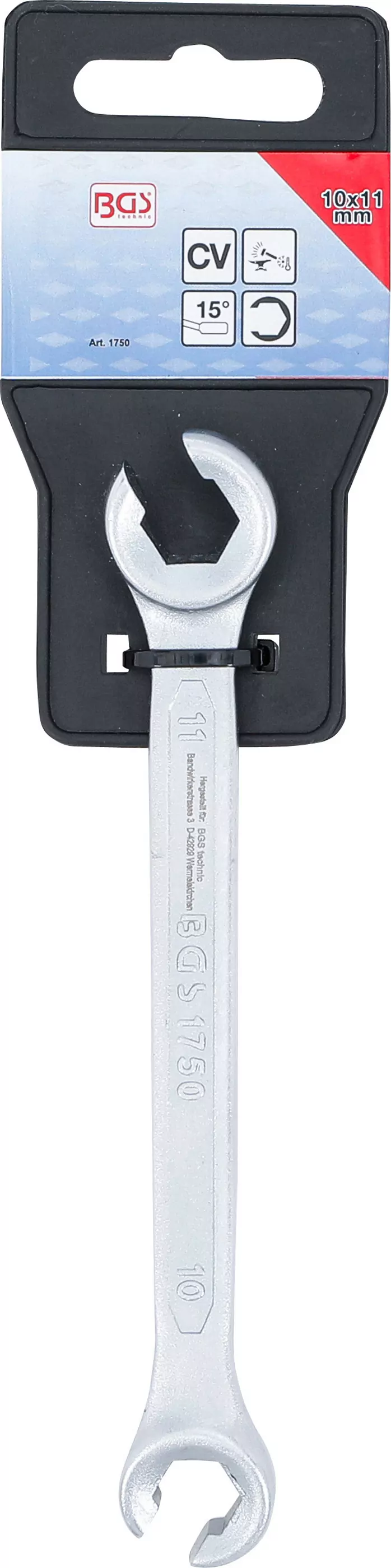 Offener Doppel-Ringschlüssel | SW 10 x 11 mm