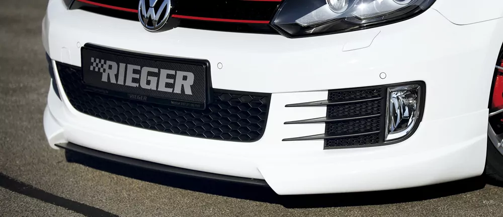 Rieger Spoilerschwert für VW Golf 6 GTI - 5-tür.  für Spoilerlippe 59520/59525 carbon optik