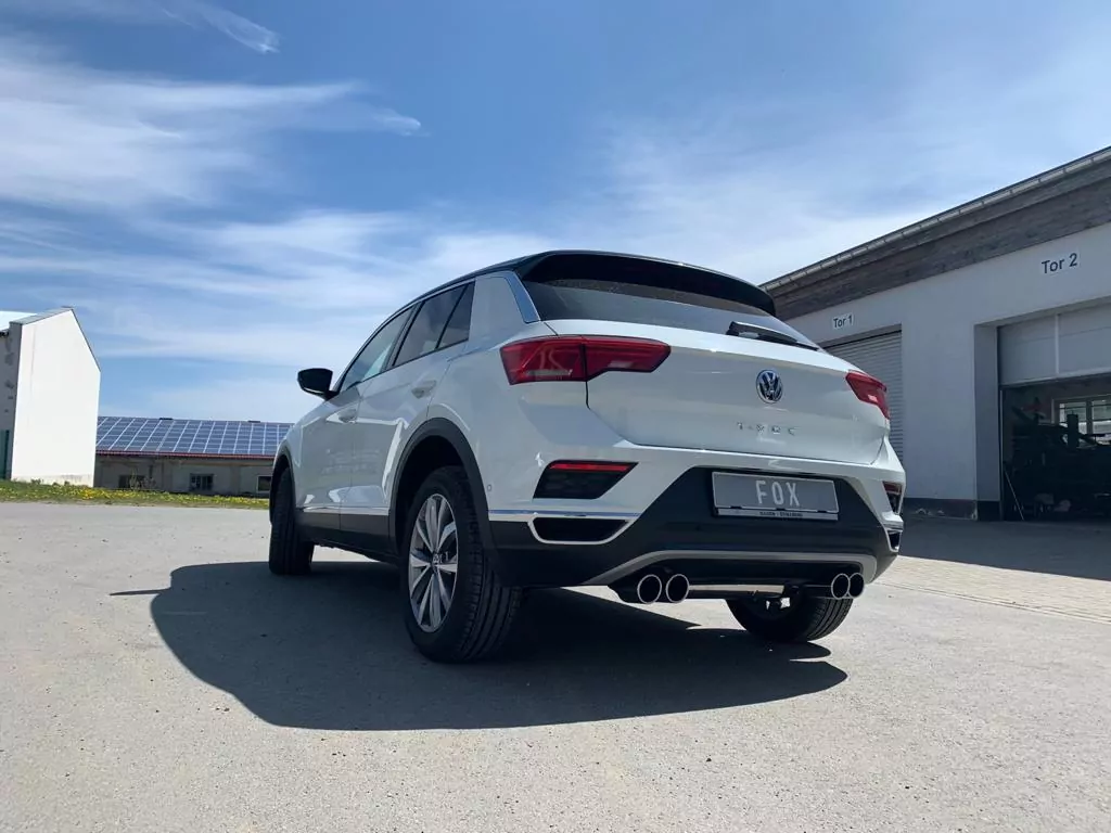 VW T-Roc - Frontantrieb  Endschalldämpfer rechts/links - 2x90 Typ 16 rechts/links
