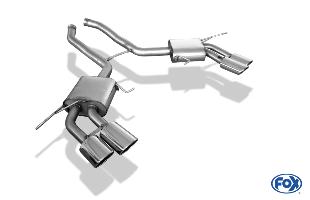 Mercedes M-Klasse ML63 - W164  Endschalldämpfer rechts/links - 2x115x85 Typ 44 rechts/links