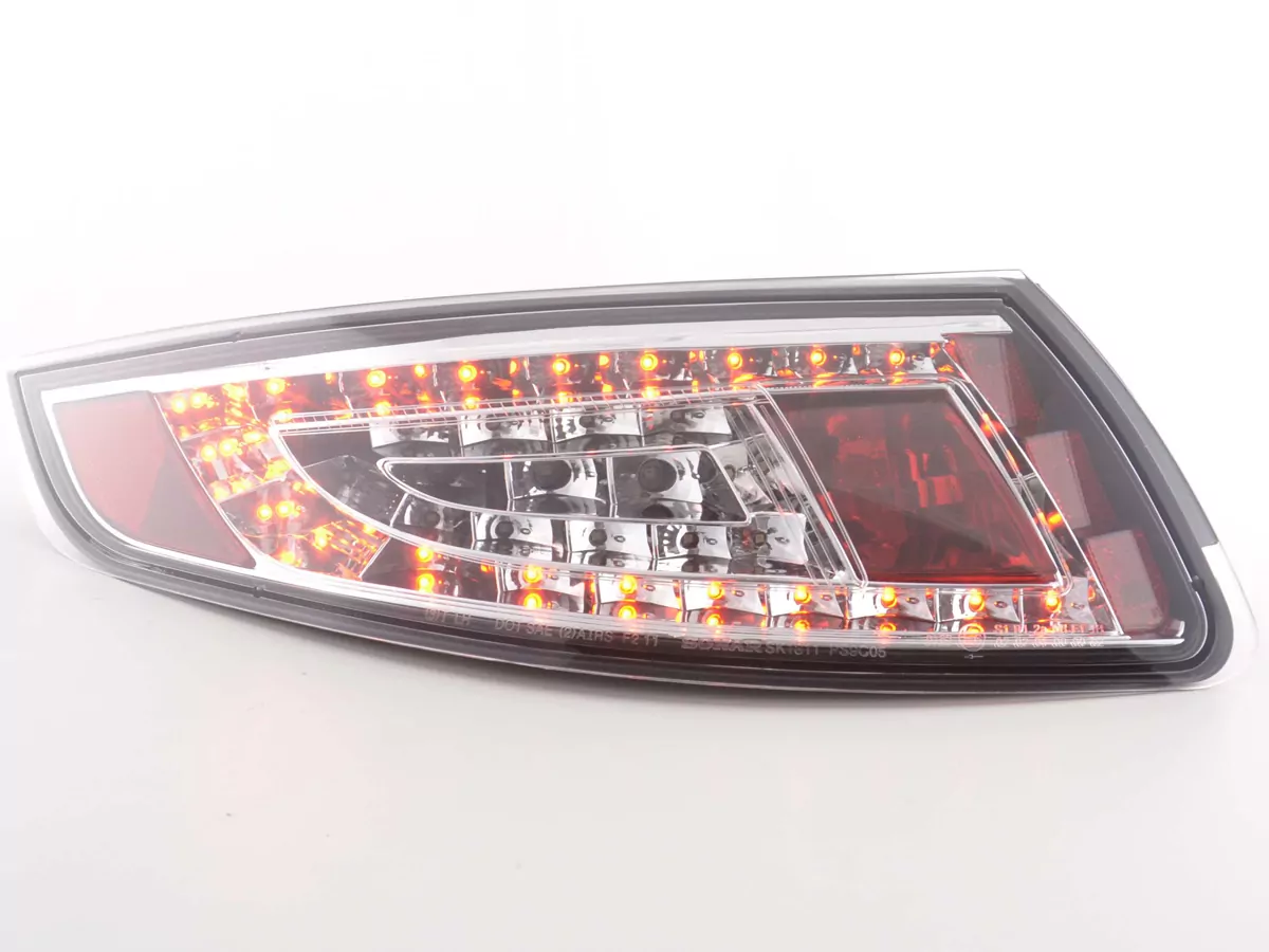 LED Rückleuchten Set Porsche 911 Typ 997 Bj. 05-09 chrom