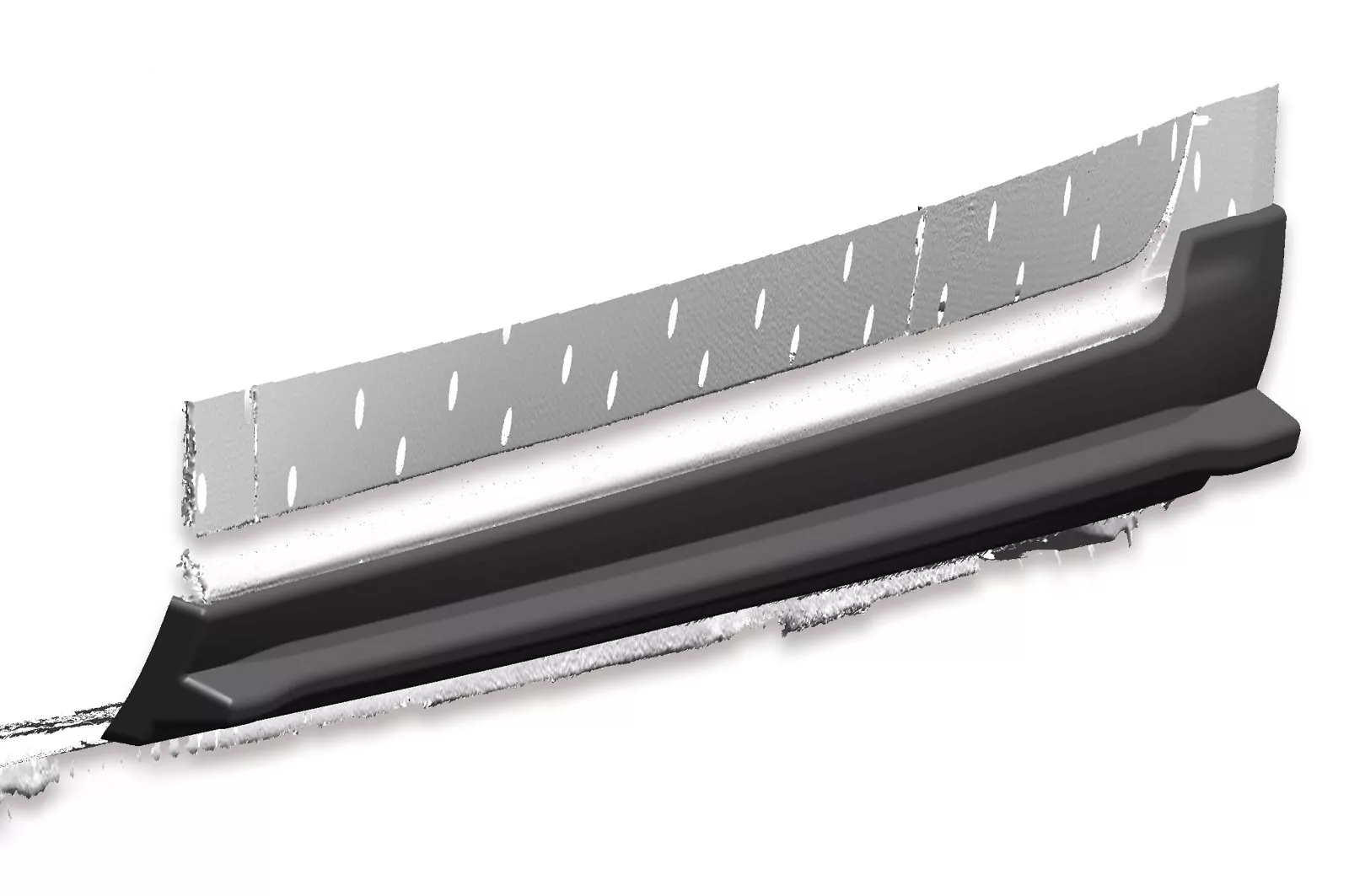 Seitenschweller für Seat Leon 3 (5F) ST / 5-Türer Lackierfreundlich (schwarz matt)