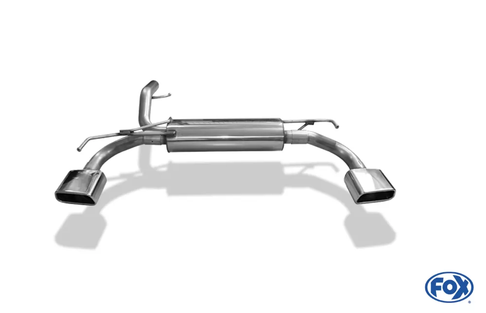 Opel Adam  Endschalldämpfer quer Ausgang rechts/links - 145x65 Typ 59 rechts/links