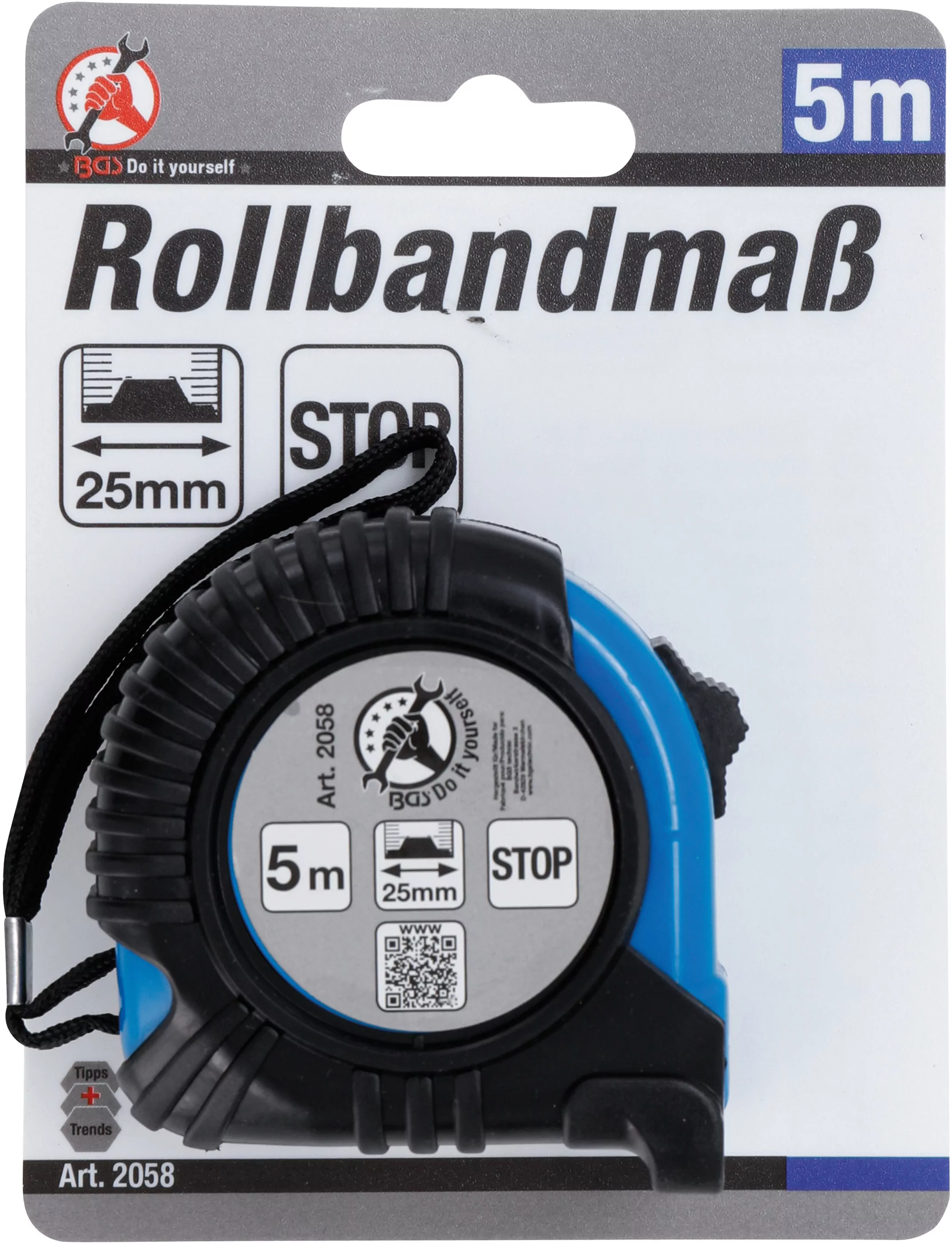 Rollbandmaß | 25 mm x 5 m