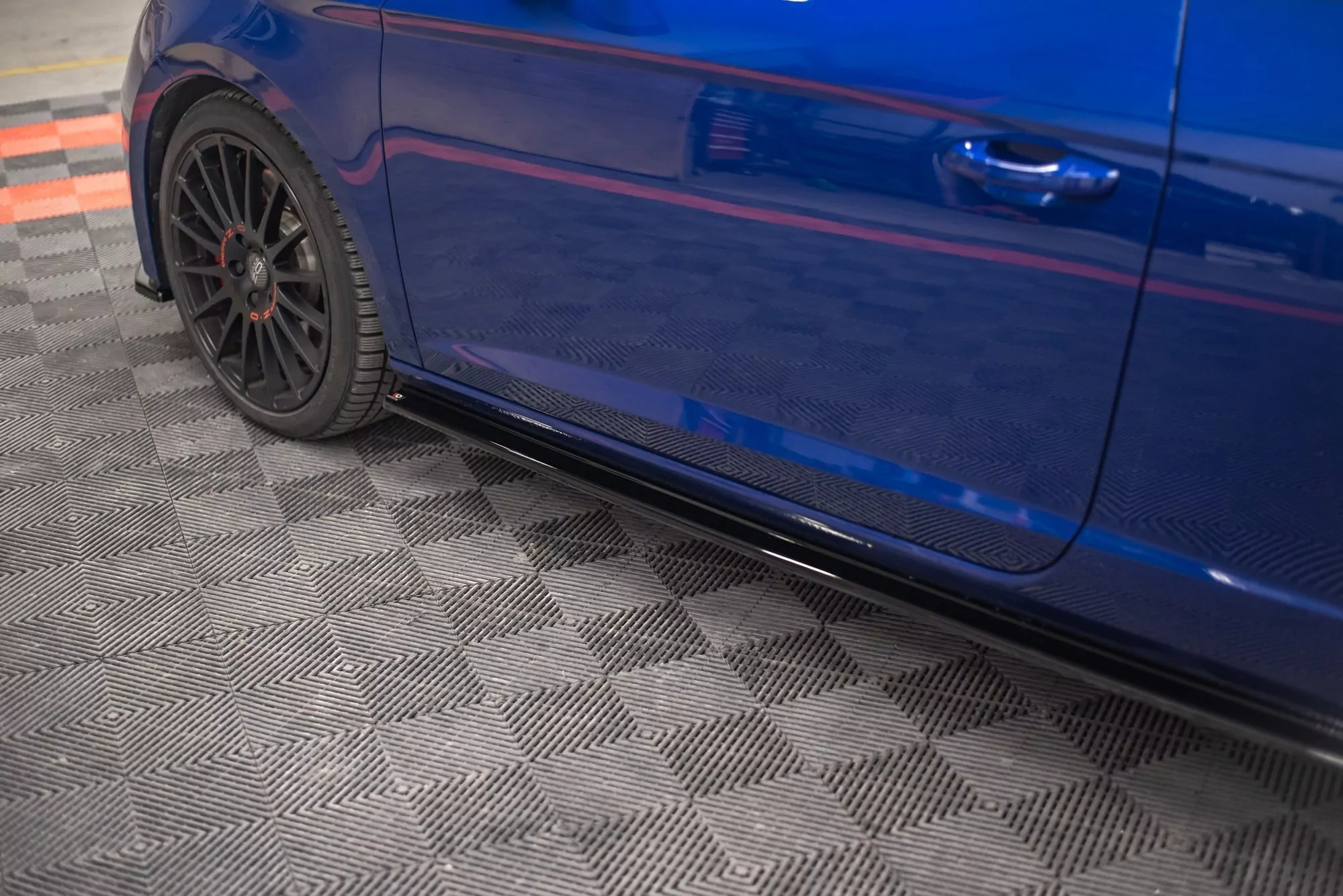 Seitenschweller Ansatz Passend Für Seat Leon Cupra / FR SC Mk3 / Mk3 FL Schwarz Hochglanz