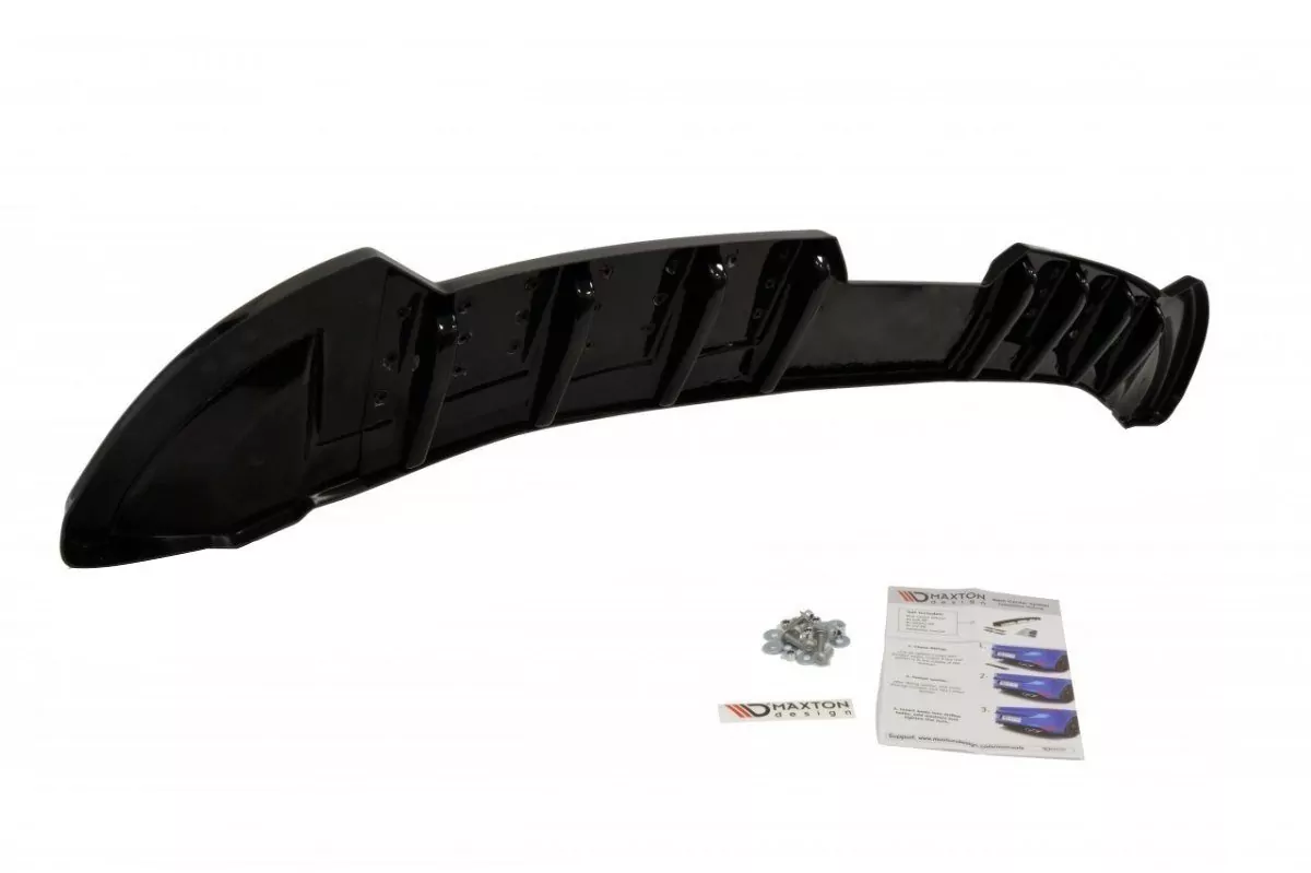 Diffusor Heck Ansatz Passend Für Passend Für SEAT IBIZA 4 SPORTCOUPE (vor FL) DTM LOOK Schwarz Hochglanz Schwarz Hochglanz