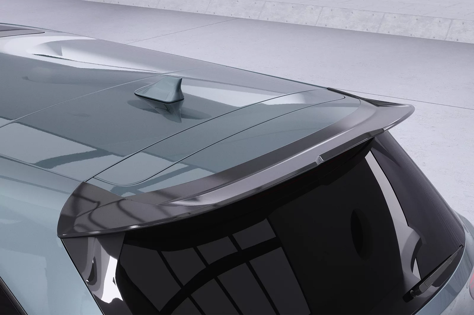 Heckflügel mit ABE für Kia Ceed (CD) SW HF989 Schwarz Strukturiert