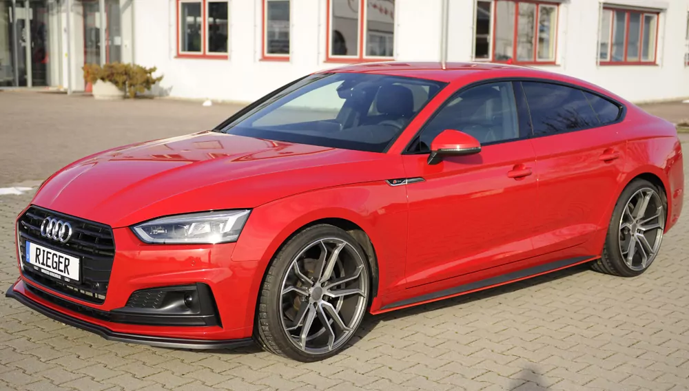 Rieger Spoilerschwert für Audi A5 S5 (B9/F5) | Coupé 11.16-12.19 (bis Facelift) für orig. S-Line Frontschürze