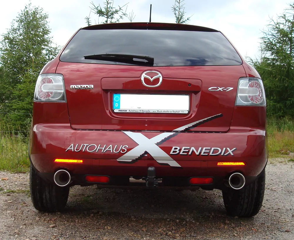 Mazda CX7  Endschalldämpfer quer Ausgang rechts/links - 1x114 Typ 13 rechts/links