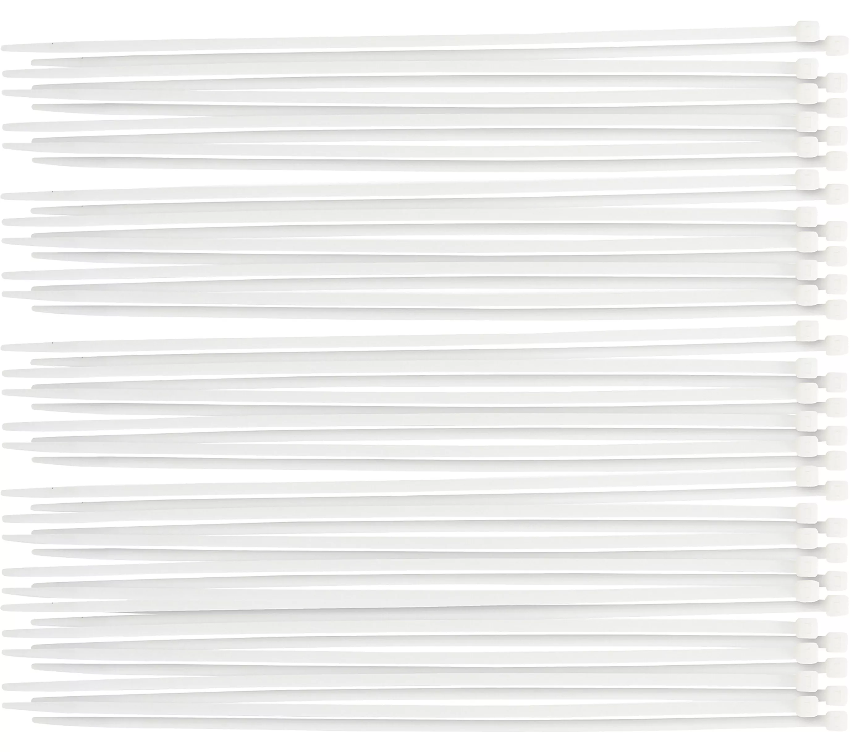 Kabelbinder-Sortiment | weiß | 4,8 x 250 mm | 50-tlg.