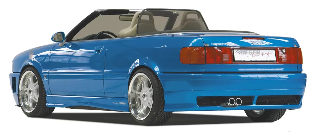 Rieger Heckansatz für Audi 80 Typ 89 - Cabrio  auch für Audi Coupé Typ B4 carbon optik