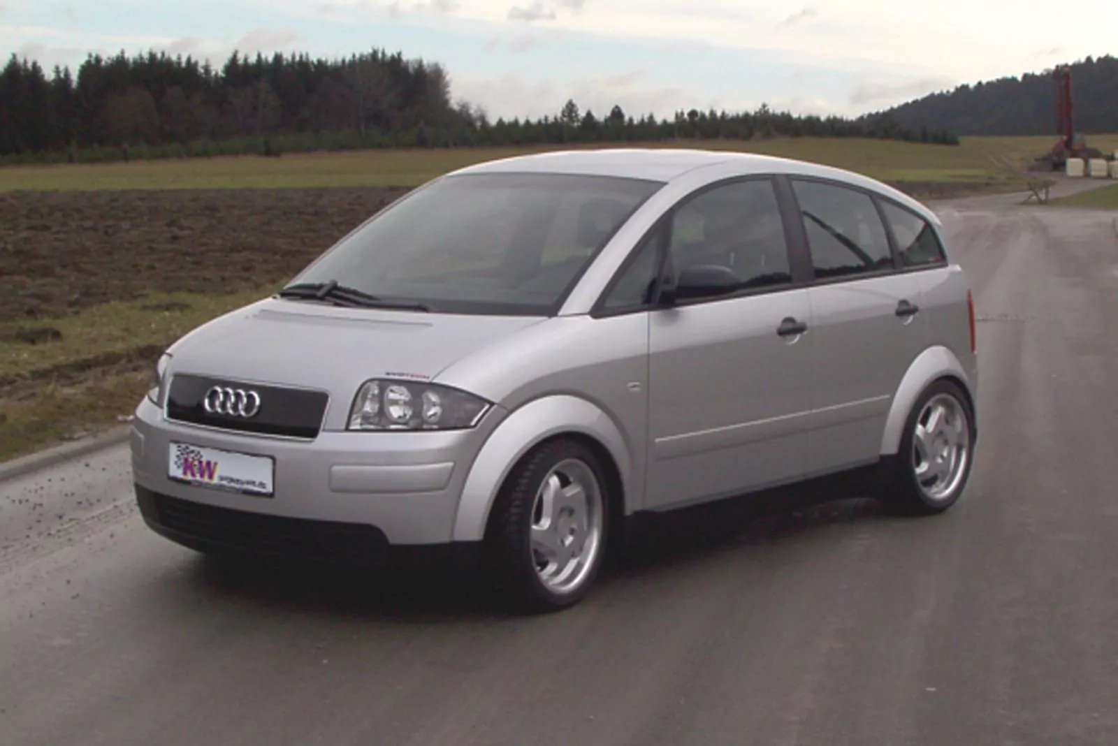 KW Gewindefahrwerk V1 inox AUDI A2 (8Z) 8Z0 02/2000-08/2005