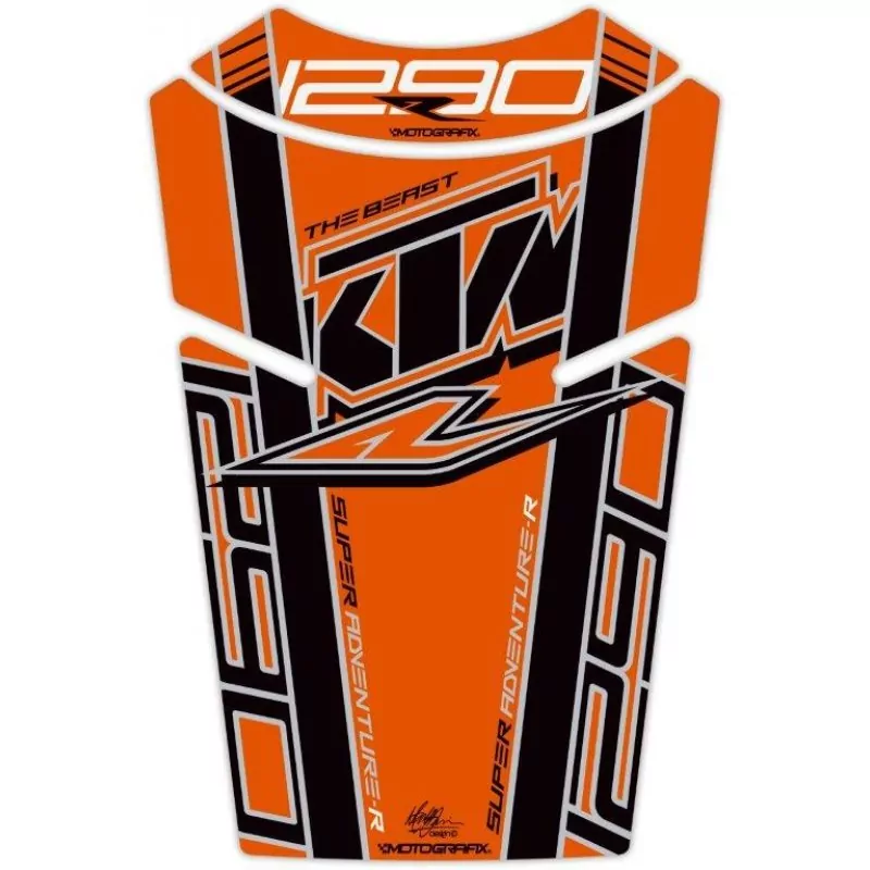 Motografix KTM 1290 Super Adventure R Factory 3D Gel Tank Pad Protector TKTM08OK