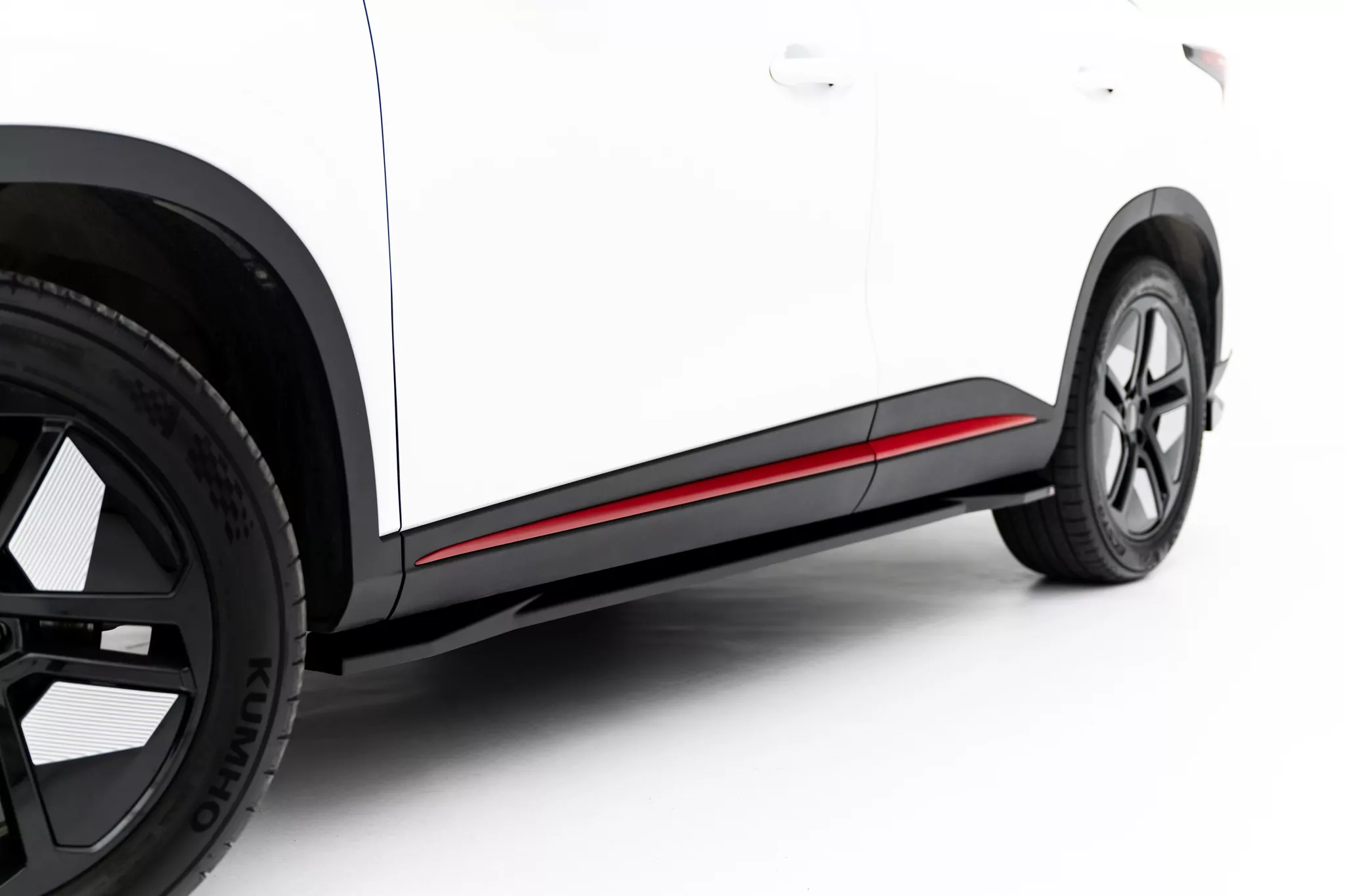 Seitenschweller Ansatz Für Omoda 5 Mk1 Schwarz Hochglanz