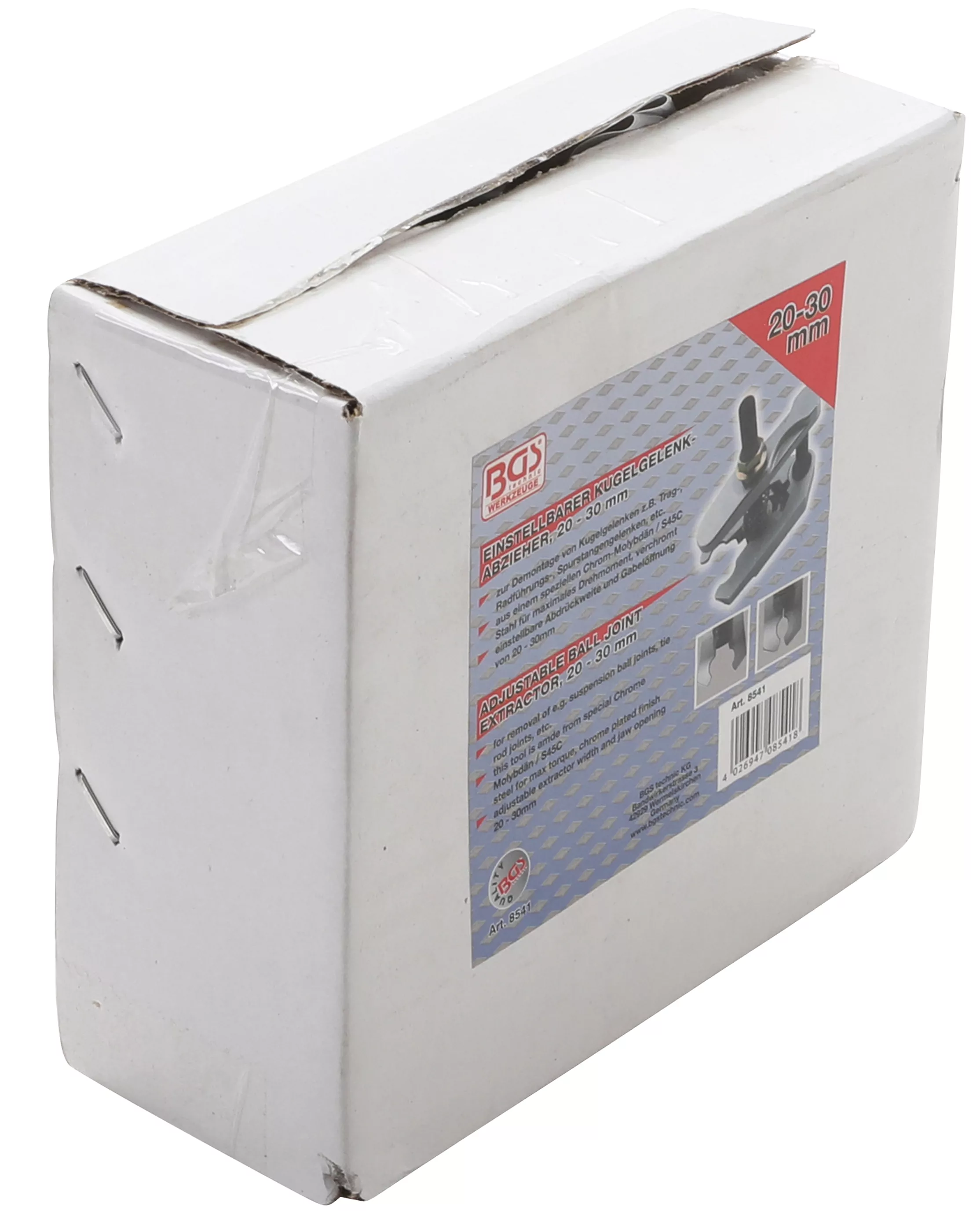 Kugelgelenk-Ausdrücker | verstellbare Öffnung | 20 - 30 mm