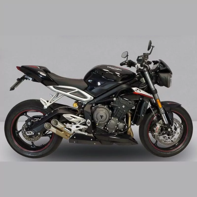Bodis Duobolico Endschalldämpfer Triumph Street Triple 765 2017-2019